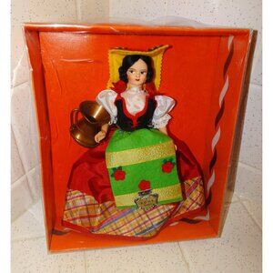 Vintage Eros Maria 1 Roma Lazio Doll Traditional Folk Costume original box Italy